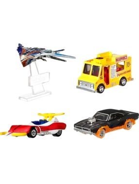 Marvel Hot Wheels Premium Deadpool Spider Milano 4 cars